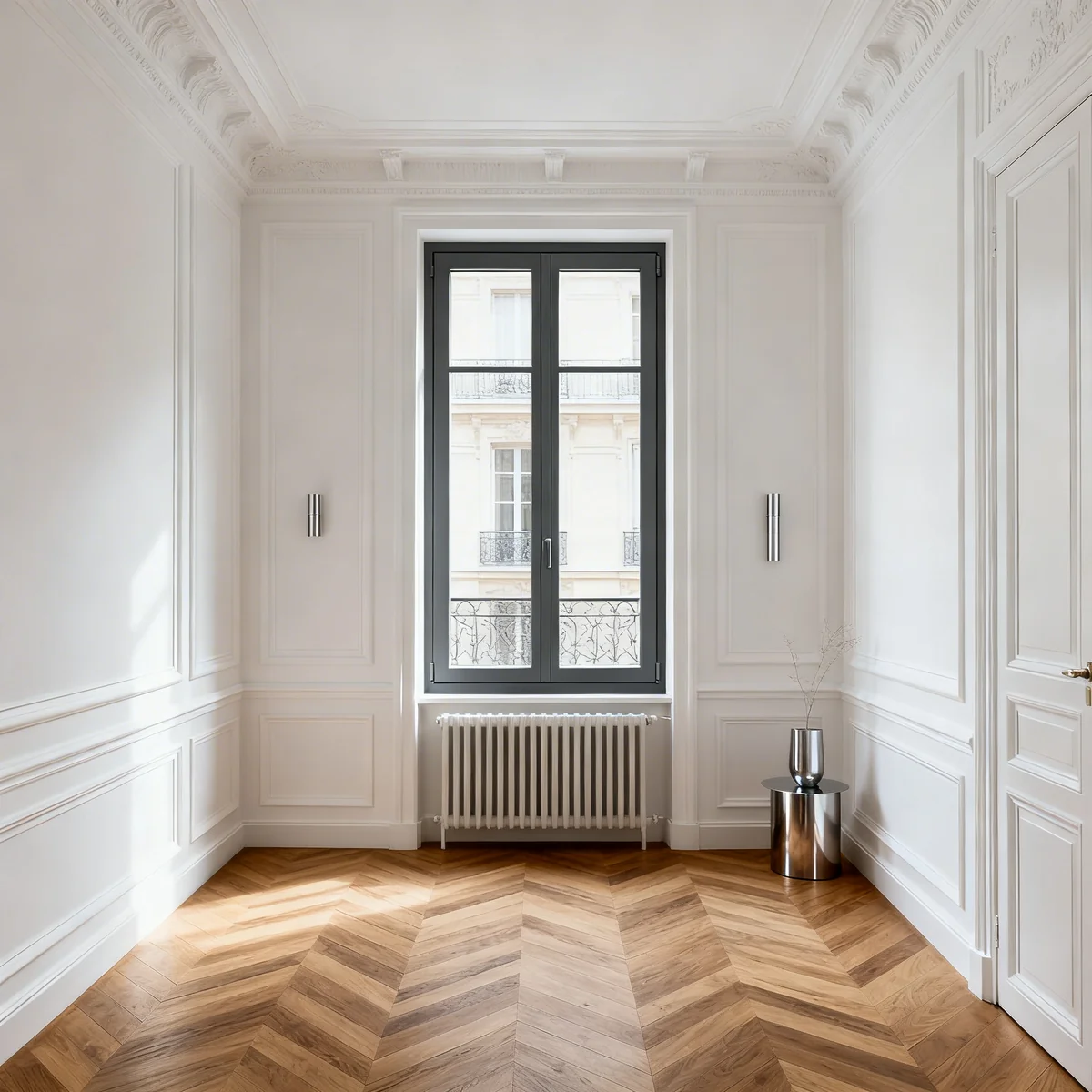 Intérieur raffiné et lumineux grâce aux fenêtres PVC Kömmerling