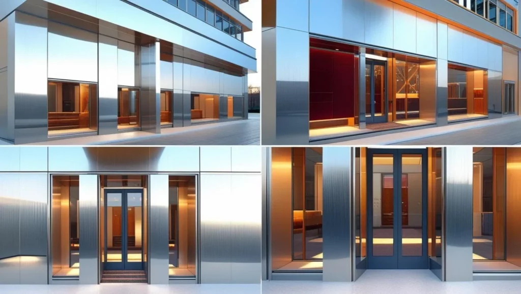 Façade en aluminium sur mesure par Clinique de la Fenêtre