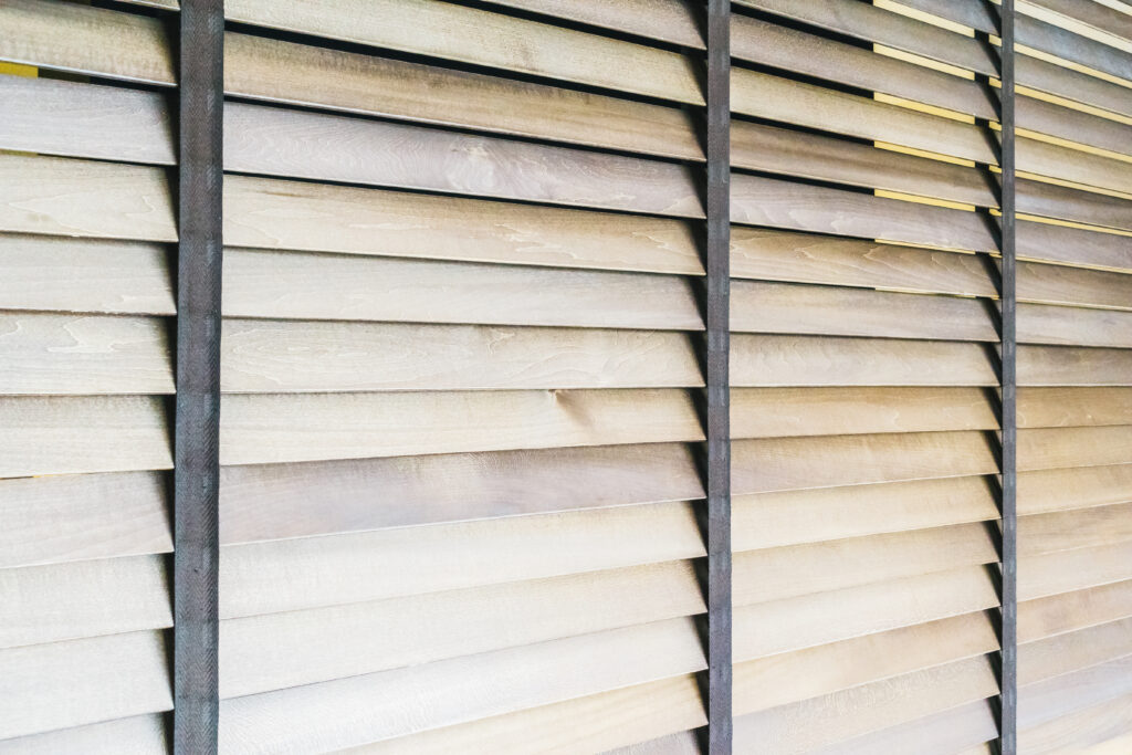 volet en bois