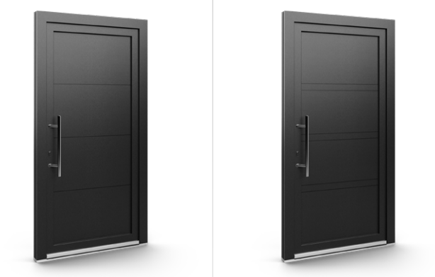 coupe porte aluminium